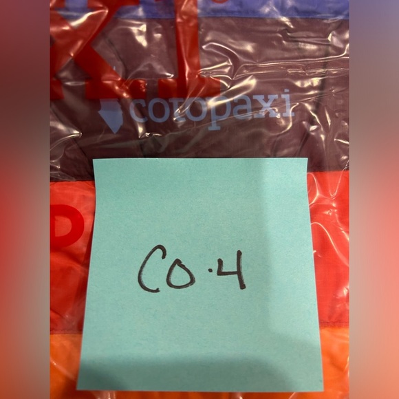 Cotopaxi Men’s XXL Fuego Hooded Down Puffer Jacket Blue Violet Stripes NWT - Picture 14 of 14